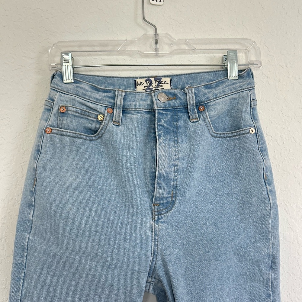 We the free high waist cropped flare jeans - Picture 2 of 3
